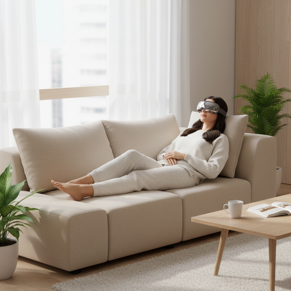 Lumet Visual Eye Massager – Heat & Air Compression for Eye Strain, Migraines & Sleep